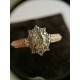 Inel din aur roz , diamante
